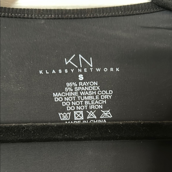 Black Long Sleeve Bodysuit - Picture 2 of 2